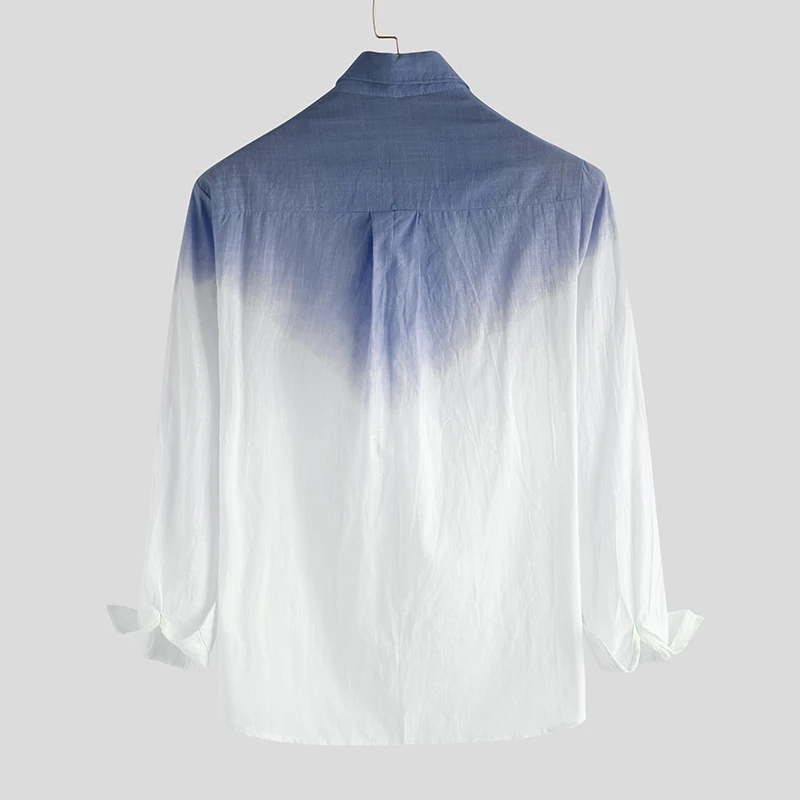 Colour Faded Linen Summer Shirt for Men