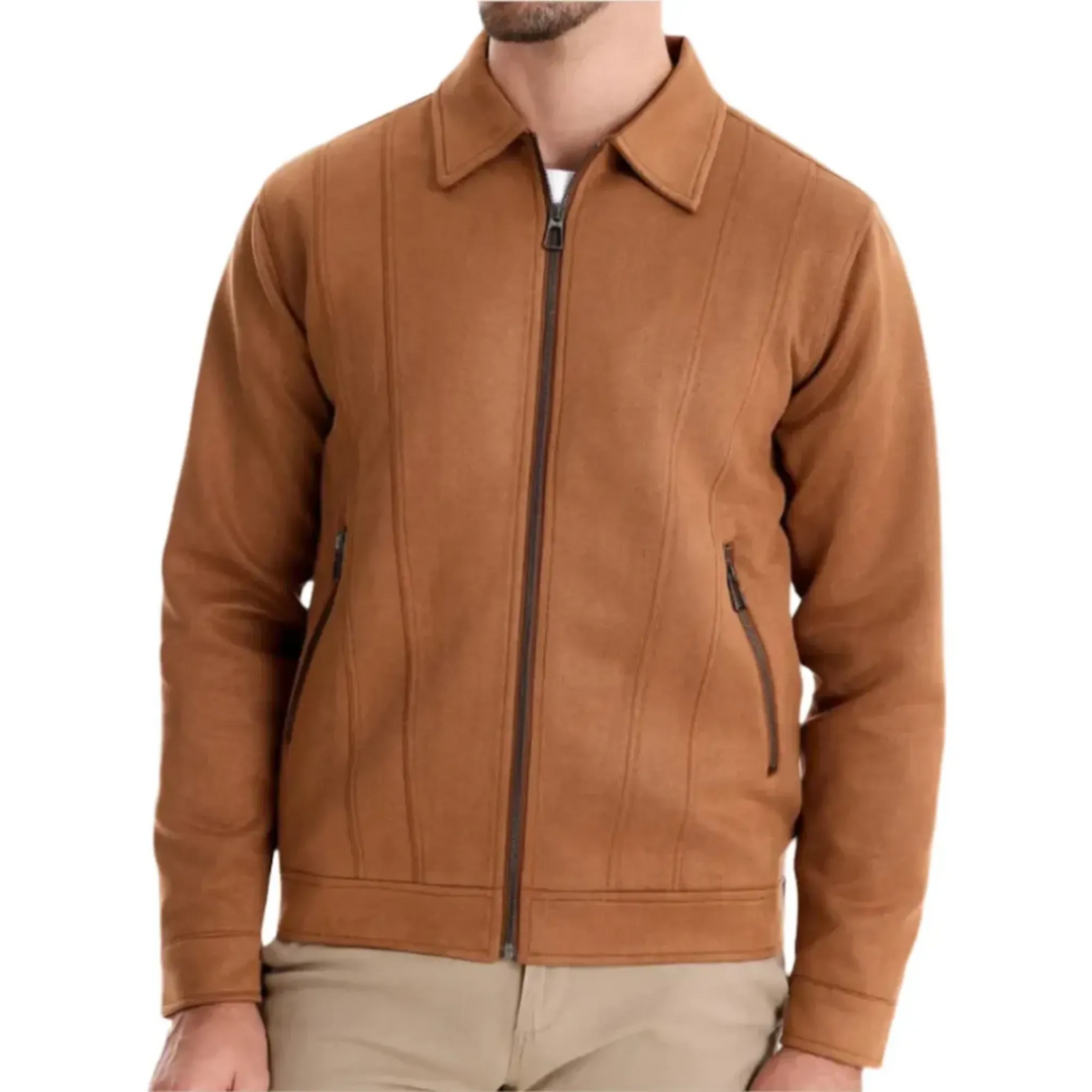 Men's Stylish Suede Autumn Jacket