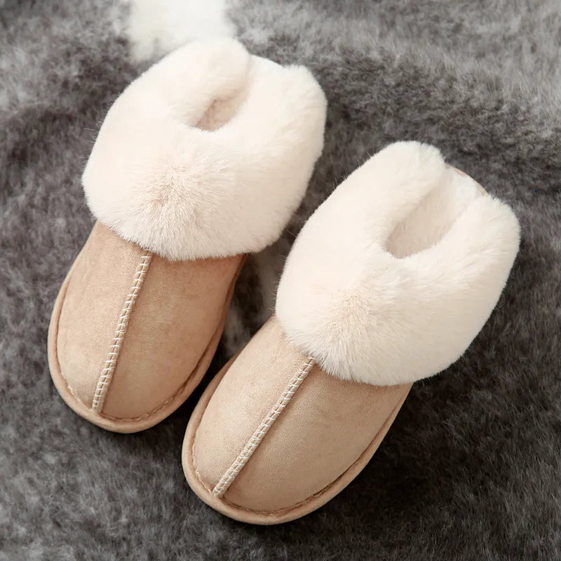 Luxurious Warm-Lined Slippers for Women