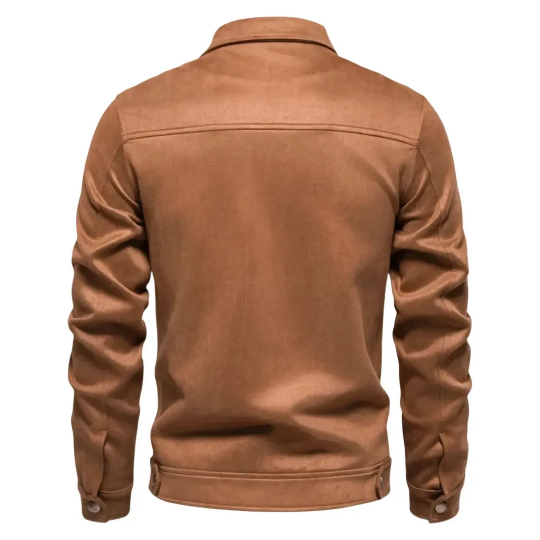 Men's Stylish Suede Autumn Jacket