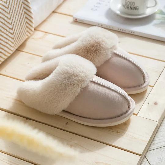 Luxurious Warm-Lined Slippers for Women