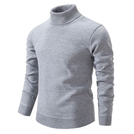 Classic Virgin Wool Turtleneck for Men