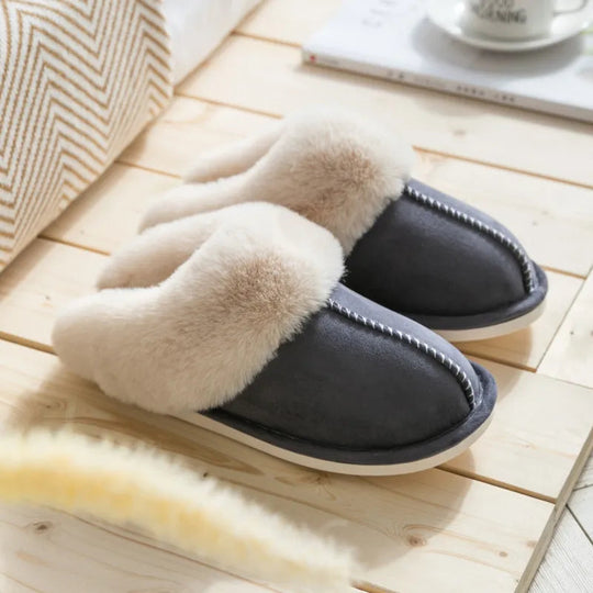 Luxurious Warm-Lined Slippers for Women