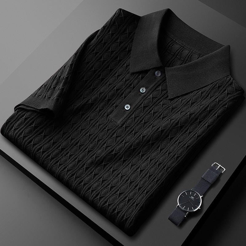 Men's Diamond Knit Polo