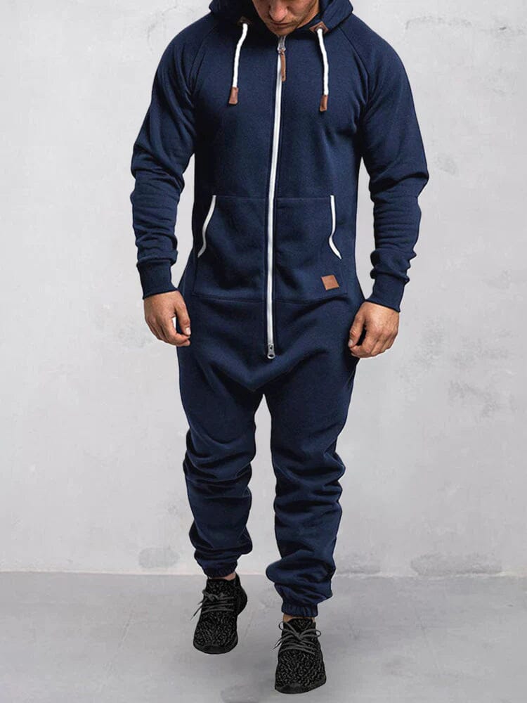 Comfortable Hooded Jumpsuit For Men