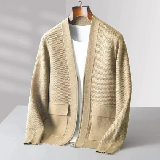 Luxury Knitted Woolly Cardigan for Men