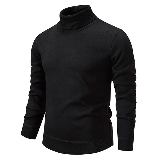 Classic Virgin Wool Turtleneck for Men