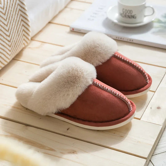 Luxurious Warm-Lined Slippers for Women