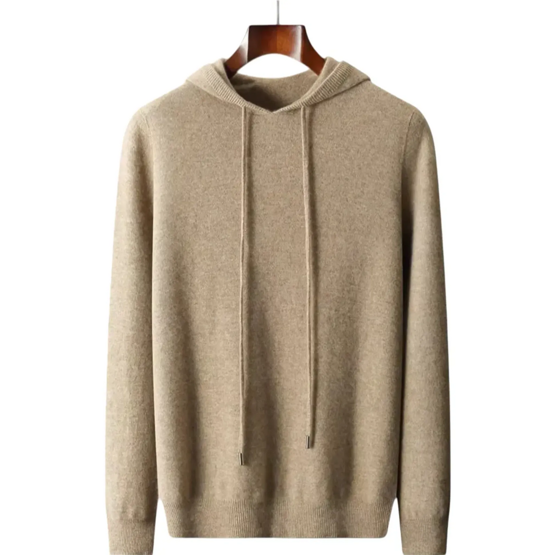 Men's Premium Wool Blend Knit Hoodie