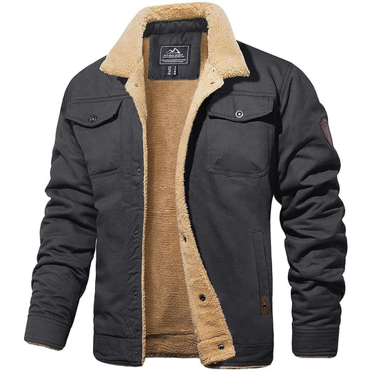 Cozy Bomber Jacket for Men