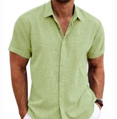 Short Sleeve Button Shirt for Men