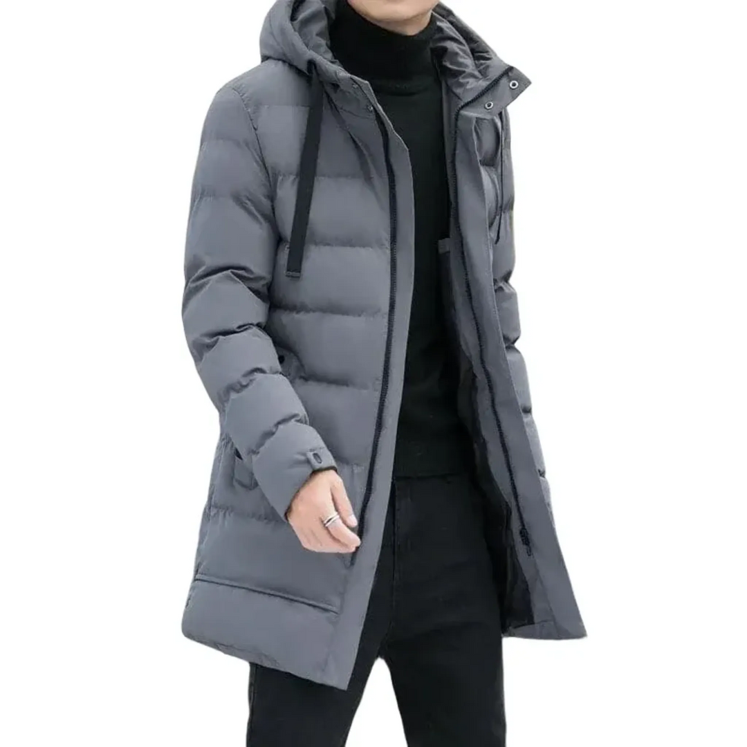 Long Puffer Jacket for Men