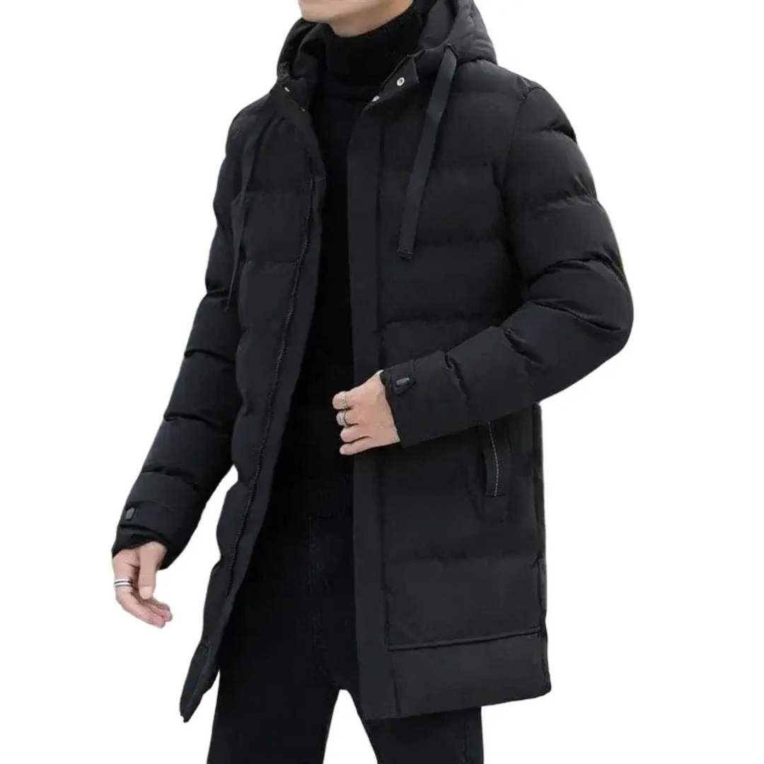 Long Puffer Jacket for Men