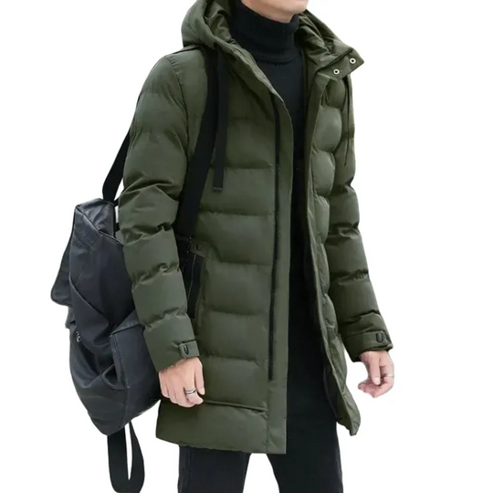 Long Puffer Jacket for Men