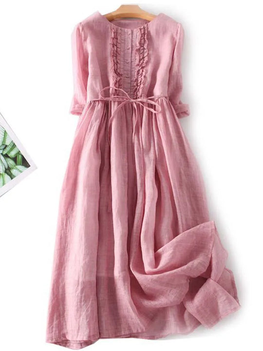 Chic Linen Dress for Women