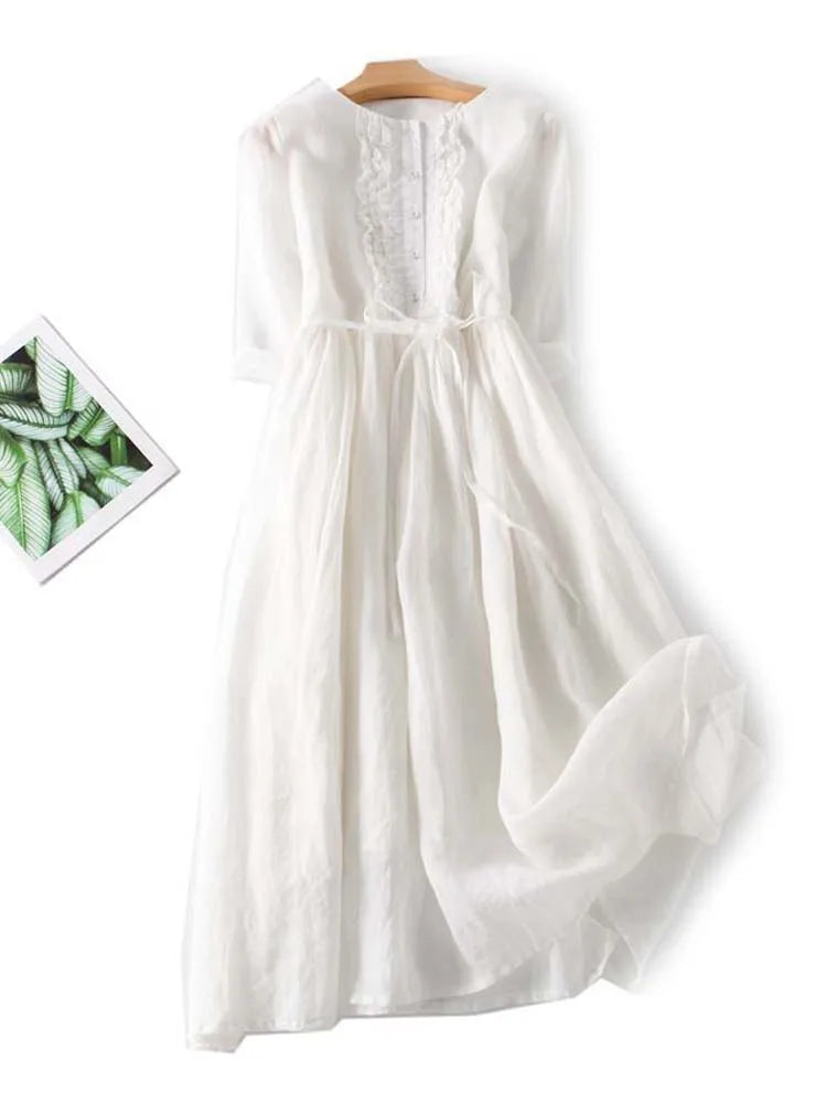 Chic Linen Dress for Women