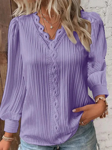 Chic Women's Blouse with Elegant Touch