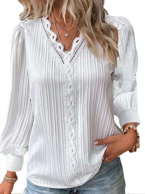 Chic Women's Blouse with Elegant Touch