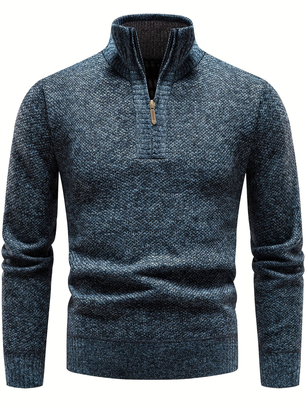 Half Zip Turtleneck Sweater for Men