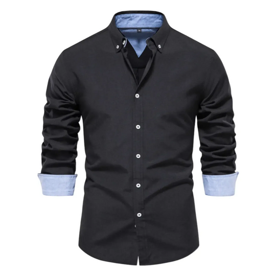 Button-Up Long-Sleeve Shirt for Men - Armoire Melbourne