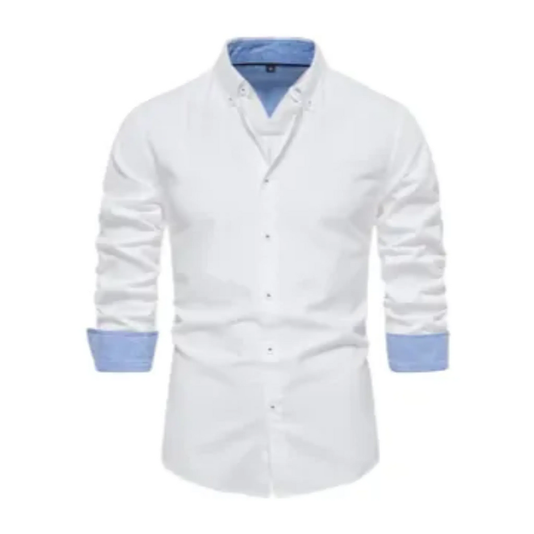 Button-Up Long-Sleeve Shirt for Men - Armoire Melbourne