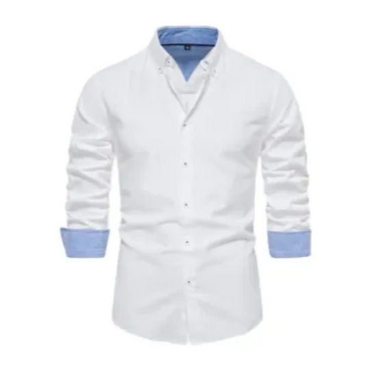 Button-Up Long-Sleeve Shirt for Men - Armoire Melbourne