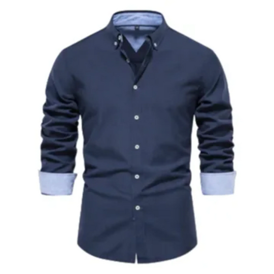 Button-Up Long-Sleeve Shirt for Men - Armoire Melbourne