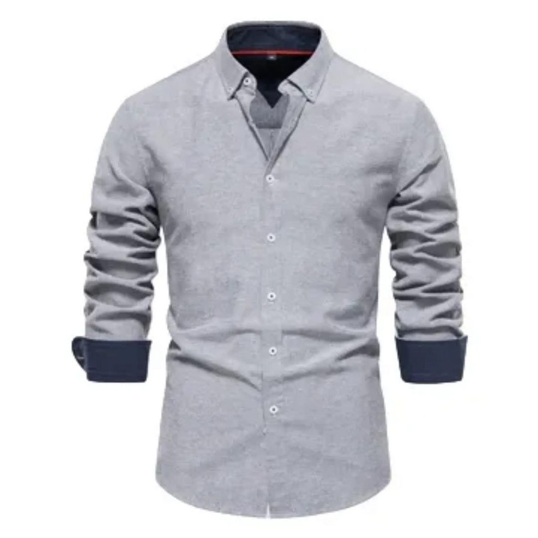 Button-Up Long-Sleeve Shirt for Men - Armoire Melbourne