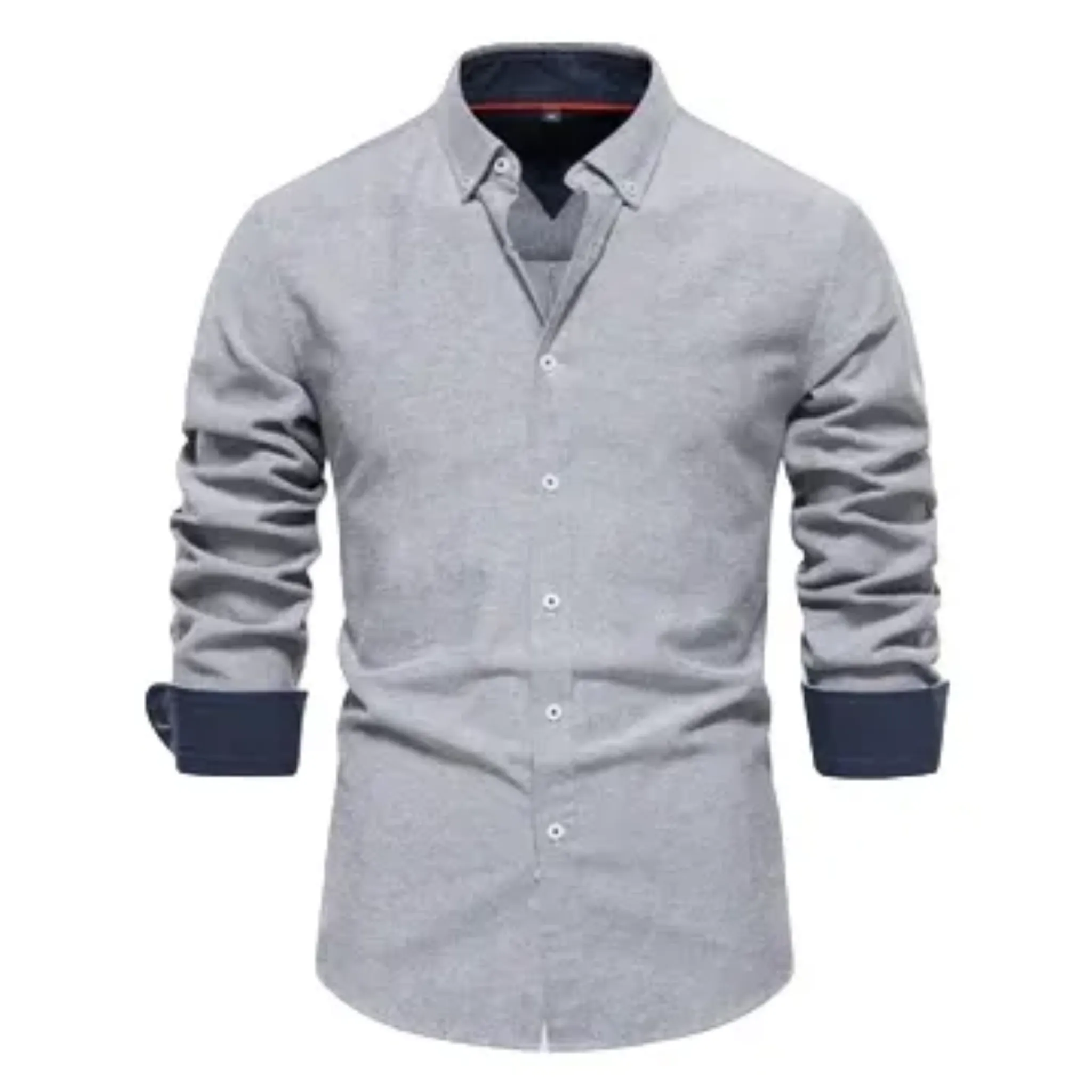 Button-Up Long-Sleeve Shirt for Men - Armoire Melbourne