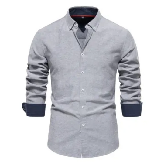 Button-Up Long-Sleeve Shirt for Men - Armoire Melbourne