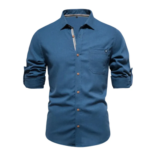 Buttoned Long Sleeve Shirt for Men - Armoire Melbourne