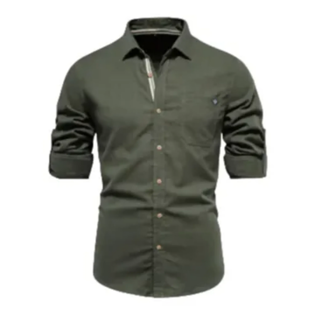 Buttoned Long Sleeve Shirt for Men - Armoire Melbourne