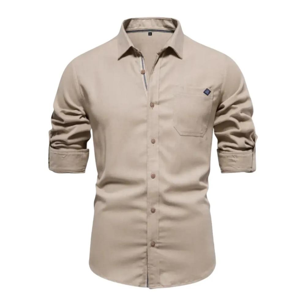 Buttoned Long Sleeve Shirt for Men - Armoire Melbourne