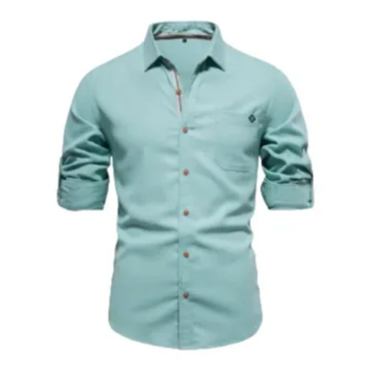 Buttoned Long Sleeve Shirt for Men - Armoire Melbourne