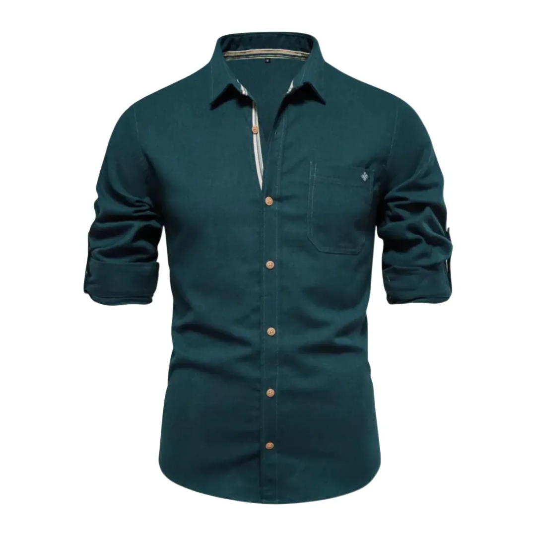 Buttoned Long Sleeve Shirt for Men - Armoire Melbourne