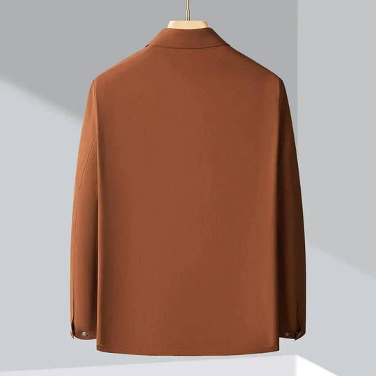 Checked Lined Zip Jacket with Tailored Collar - Armoire Melbourne