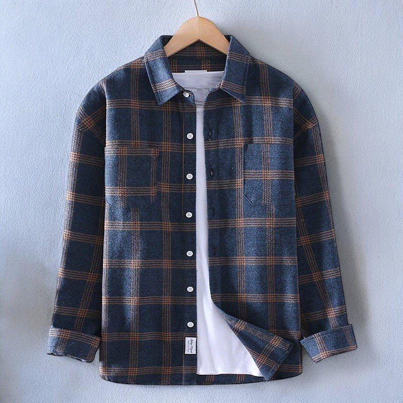 Classic Plaid Flannel Shirt - Armoire Melbourne