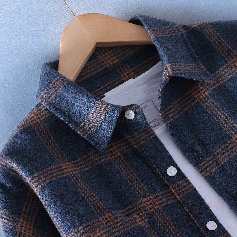Classic Plaid Flannel Shirt - Armoire Melbourne