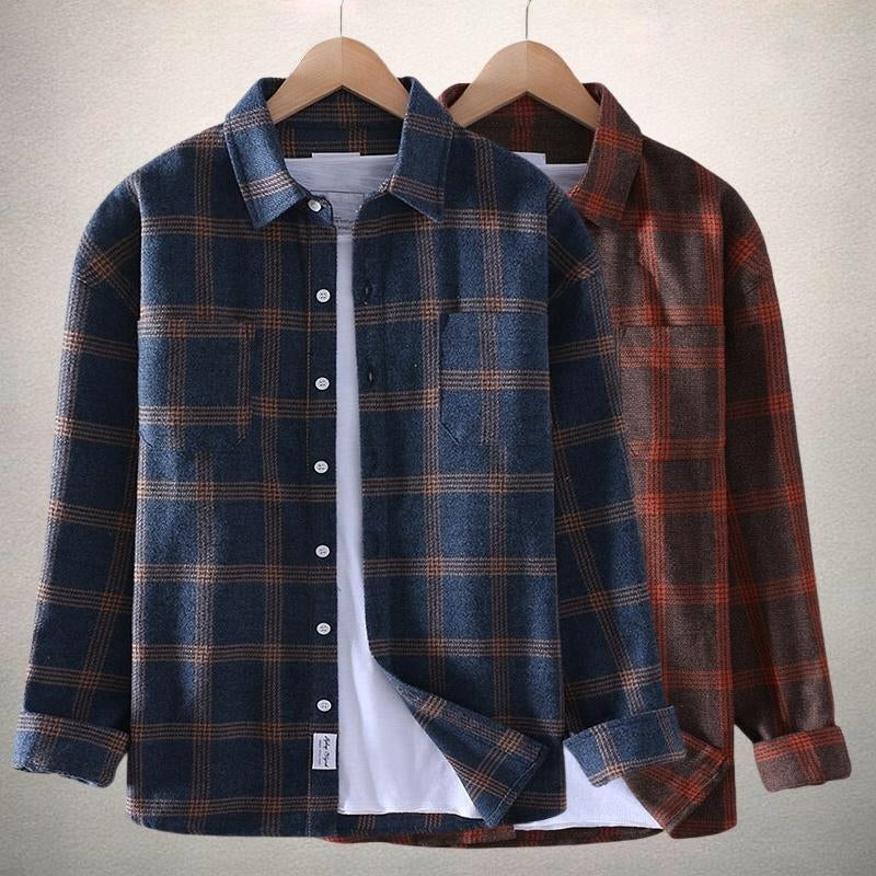 Classic Plaid Flannel Shirt - Armoire Melbourne