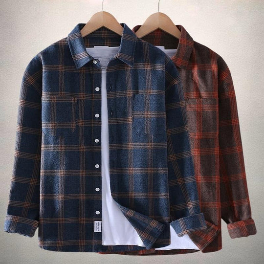 Classic Plaid Flannel Shirt - Armoire Melbourne