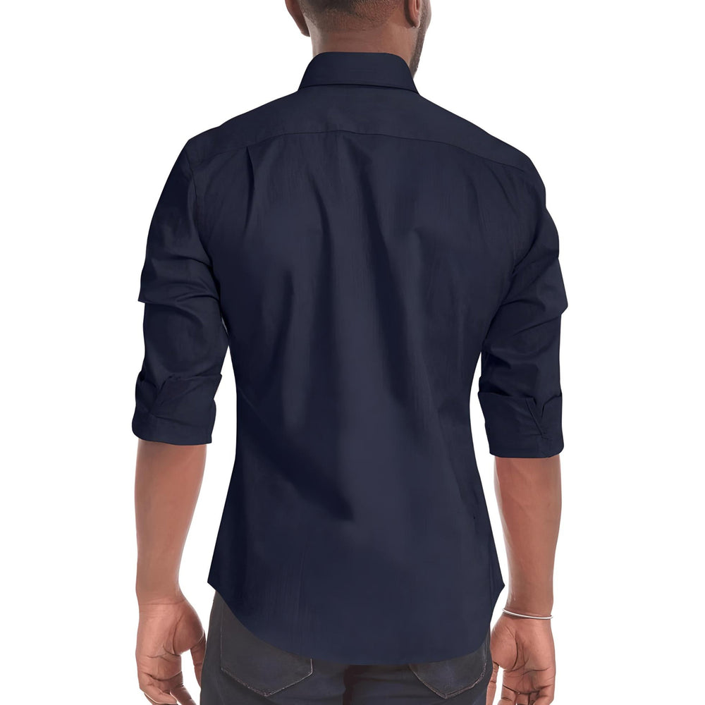 Men's Wrinkle-Free Zip Shirt