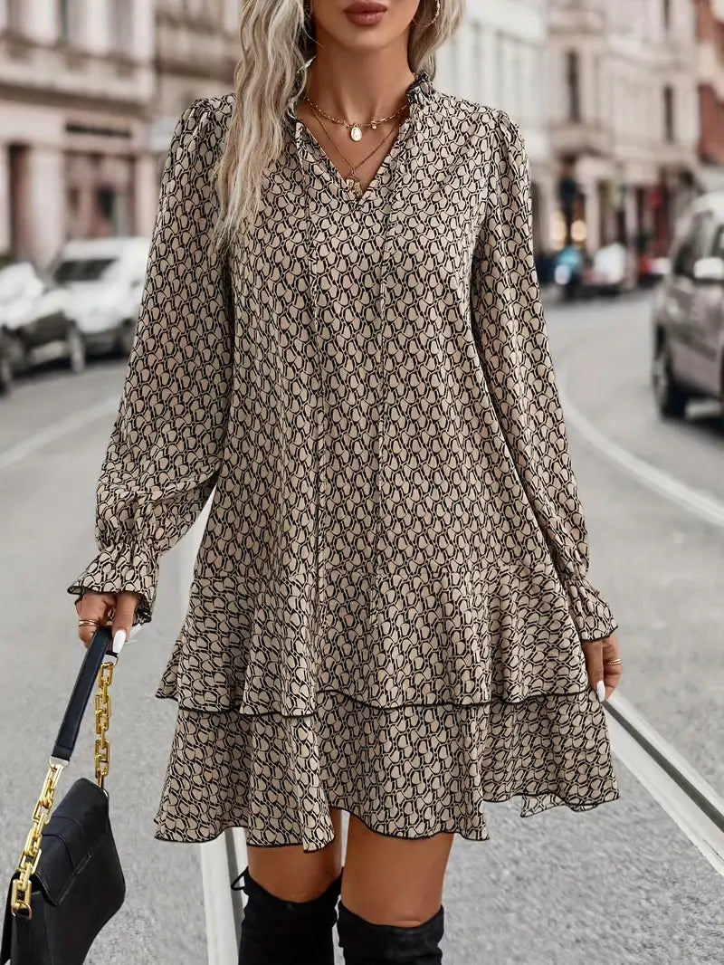 Stylish Long-Sleeved Dress for Women