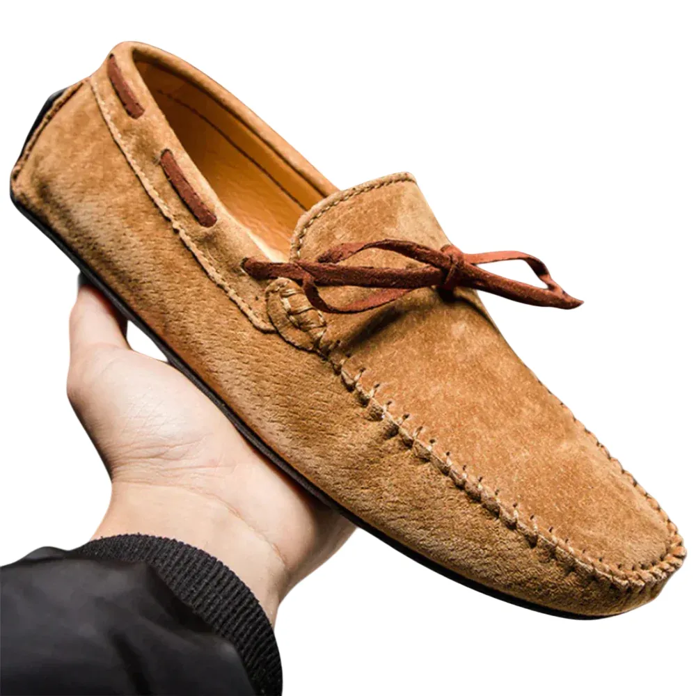 Elegant and Soft Suede Loafers for Men - Armoire Melbourne
