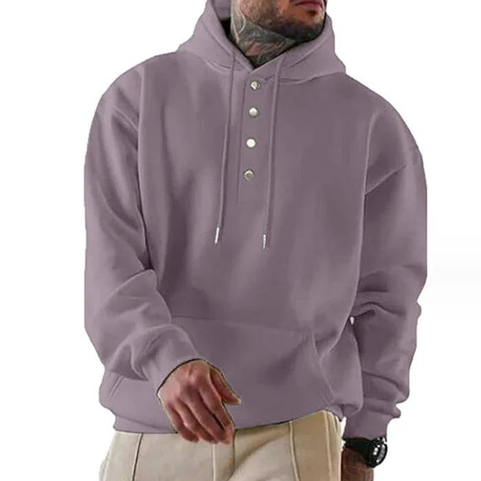 Fleece Hoodie with Pockets for Men - Armoire Melbourne