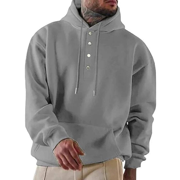 Fleece Hoodie with Pockets for Men - Armoire Melbourne