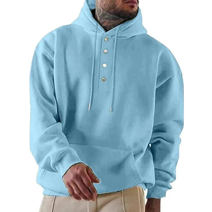 Fleece Hoodie with Pockets for Men - Armoire Melbourne