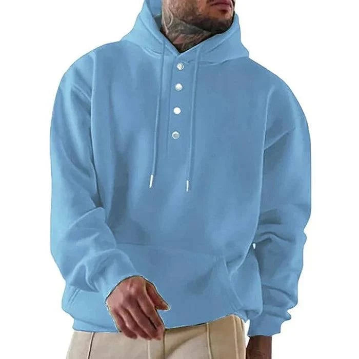 Fleece Hoodie with Pockets for Men - Armoire Melbourne