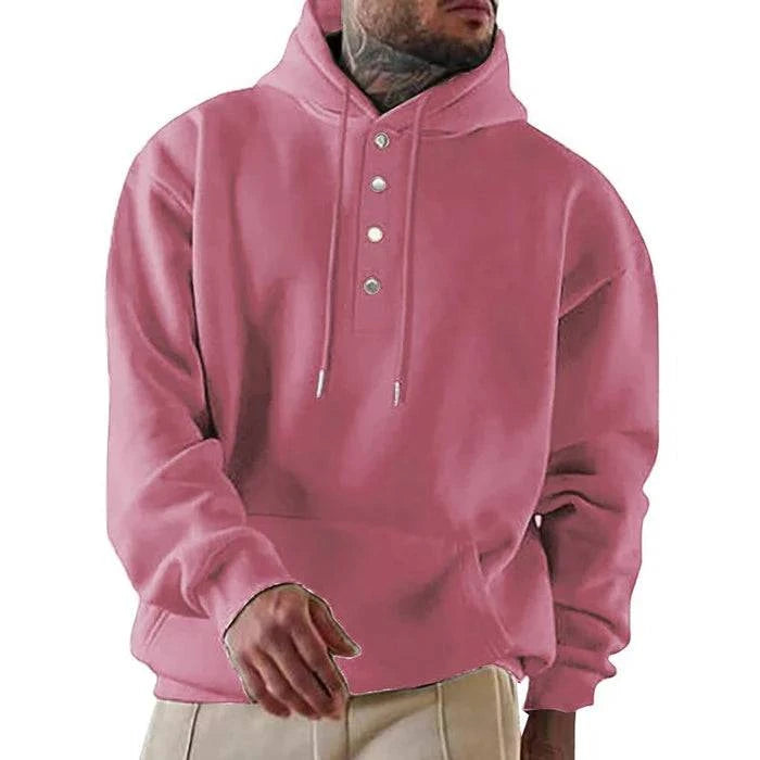 Fleece Hoodie with Pockets for Men - Armoire Melbourne
