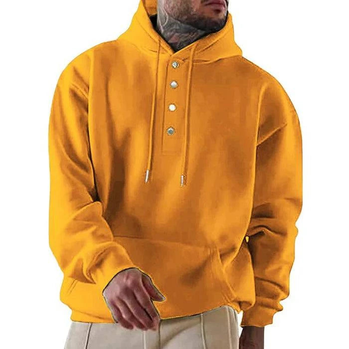 Fleece Hoodie with Pockets for Men - Armoire Melbourne