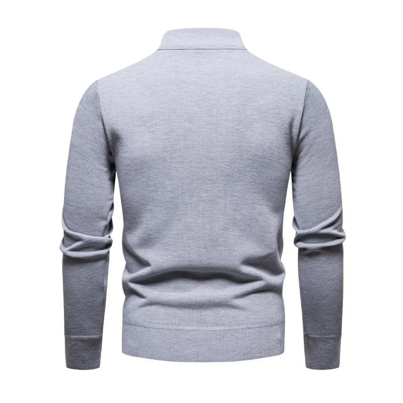 Half-Zip Pullover Sweater with Lightweight Knit - Armoire Melbourne